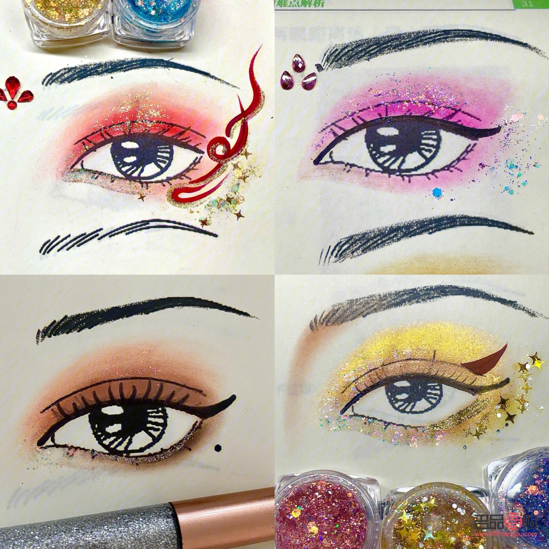 兒童眼妝怎么畫好看圖片(兒童眼妝怎么畫好看圖片大全)