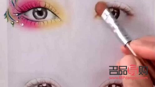 兒童眼妝怎么畫好看圖片(兒童眼妝怎么畫好看圖片大全)