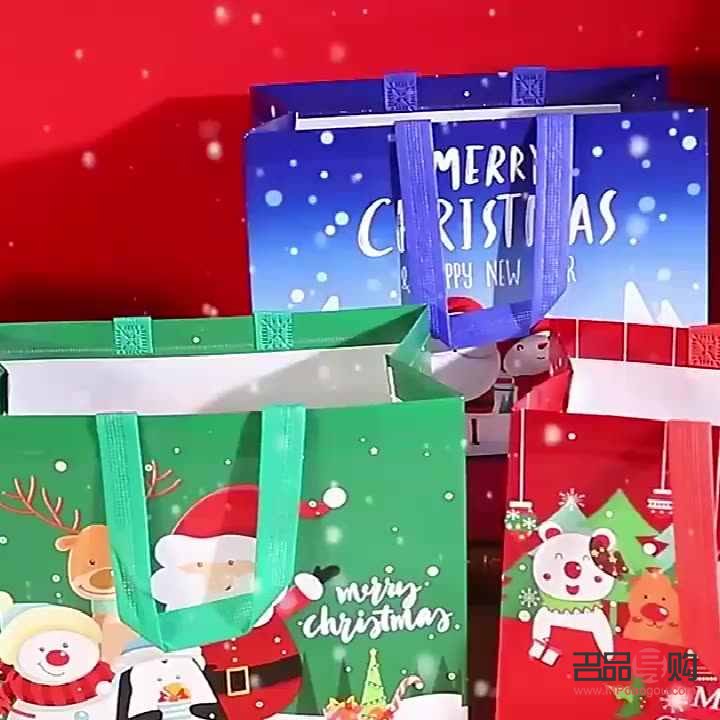 圣誕節(jié)禮物袋拆開(kāi)方法