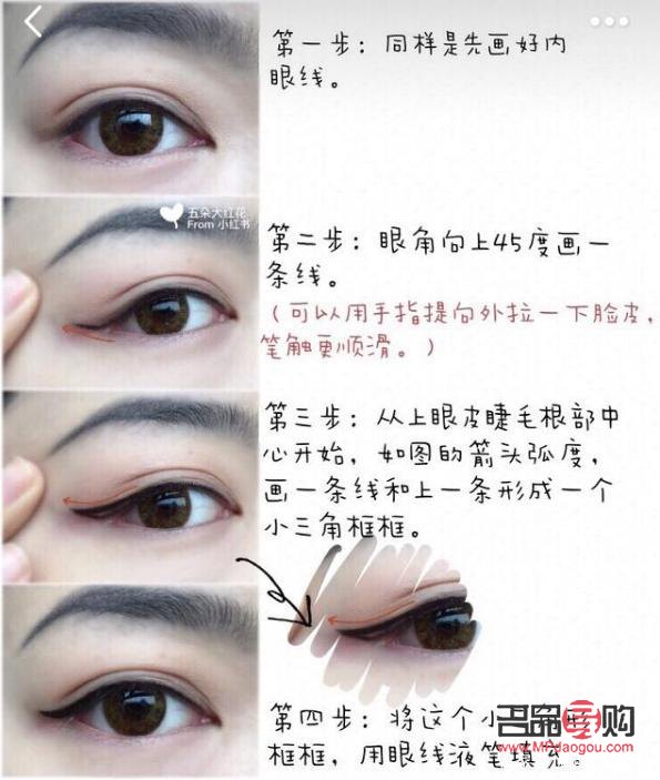 眼線步驟操作方法(眼線步驟操作方法有哪些)
