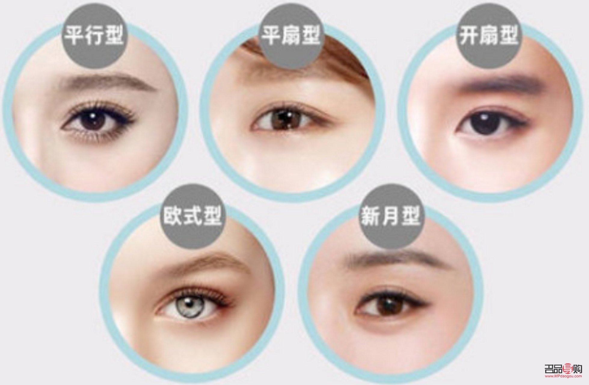 雙眼皮有幾種款式圖片大全(雙眼皮有幾種款式圖片大全集)