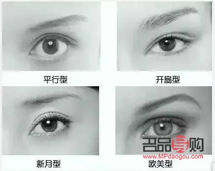 雙眼皮有幾種款式圖片大全(雙眼皮有幾種款式圖片大全集)