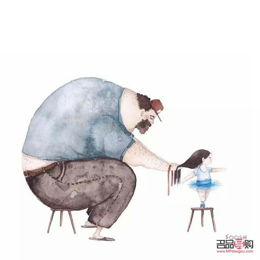 女兒送給爸爸的特別禮物