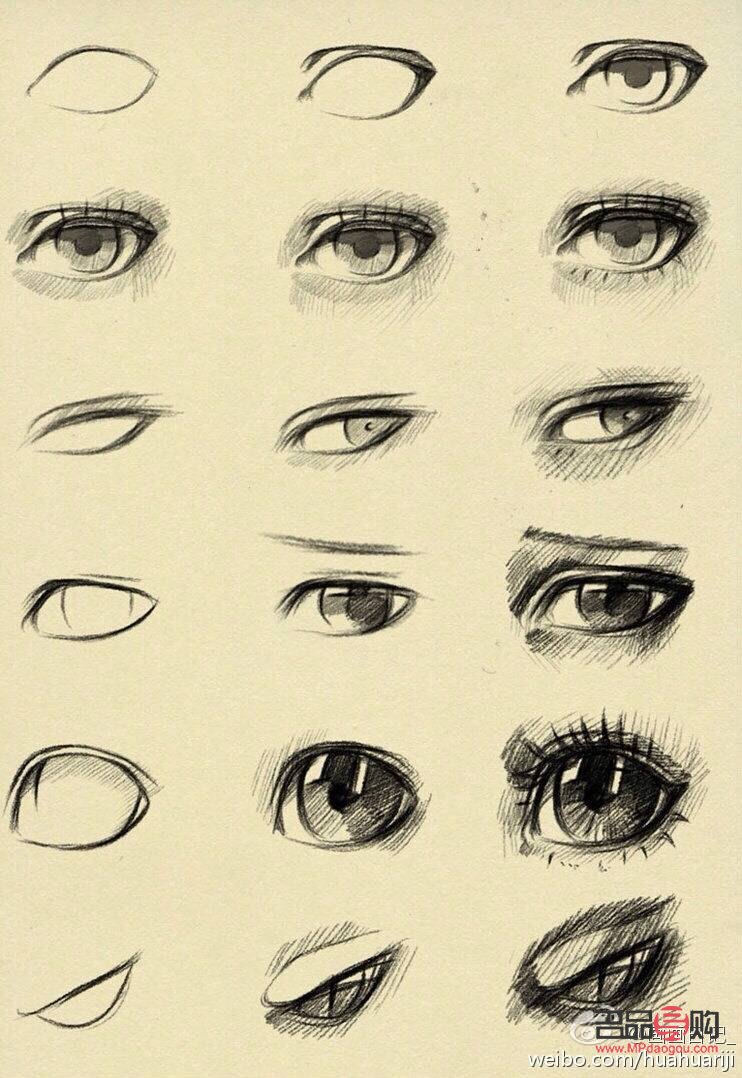 二次元男生眼睛畫法全解析