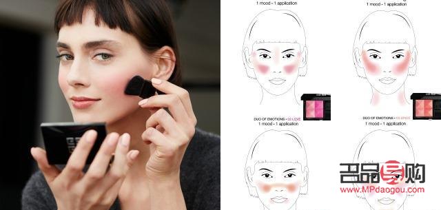 <h3>彩妝怎么畫腮紅</h3>