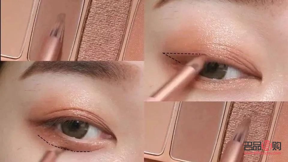 眼影和眼線的先后順序圖片(眼影和眼線的先后順序圖片對比)