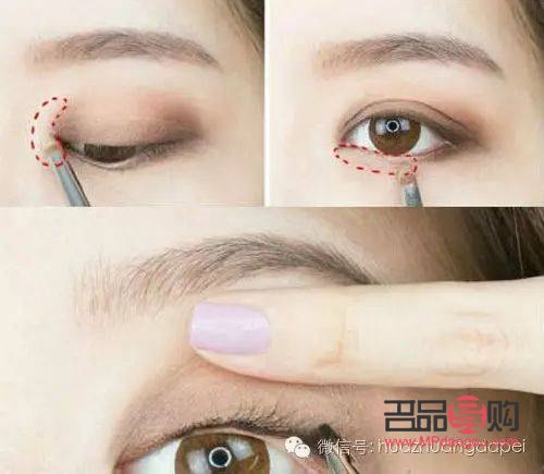 眼妝的步驟是(眼妝的技巧)