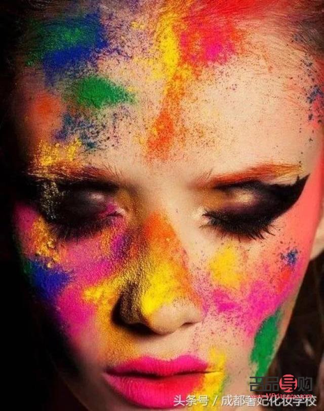 五彩妝怎么化(五彩妝怎么化妝好看)