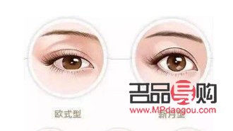 雙眼皮扇形和平扇的區(qū)別圖片(雙眼皮扇形和平扇的區(qū)別圖片對比)