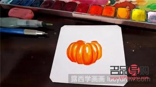 彩妝南瓜怎么畫(彩妝南瓜怎么畫好看)