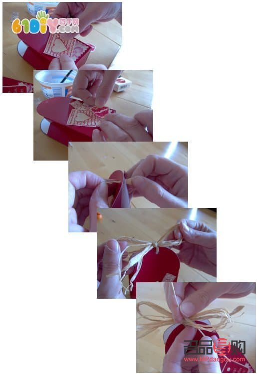 <h3>用卡片做禮物袋的創(chuàng)意手工教程</h3>