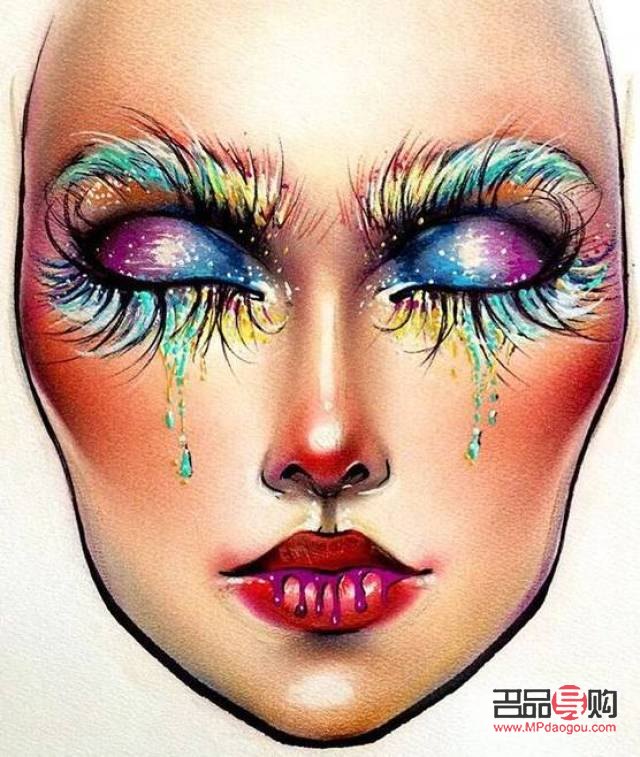 臉上彩妝怎么畫(臉上彩妝怎么畫動物)