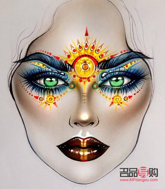 異域彩妝怎么畫(異域彩妝怎么畫好看)