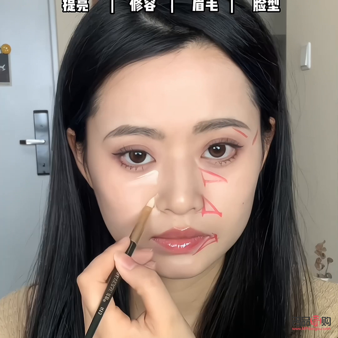 鼻子怎么畫彩妝(鼻子怎么畫彩妝圖片)