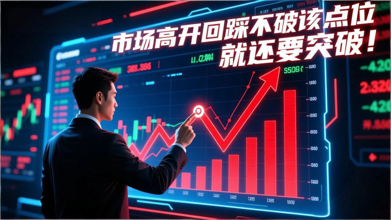淘氣天尊：市場(chǎng)高開(kāi)回踩不破該點(diǎn)位就還要突破！