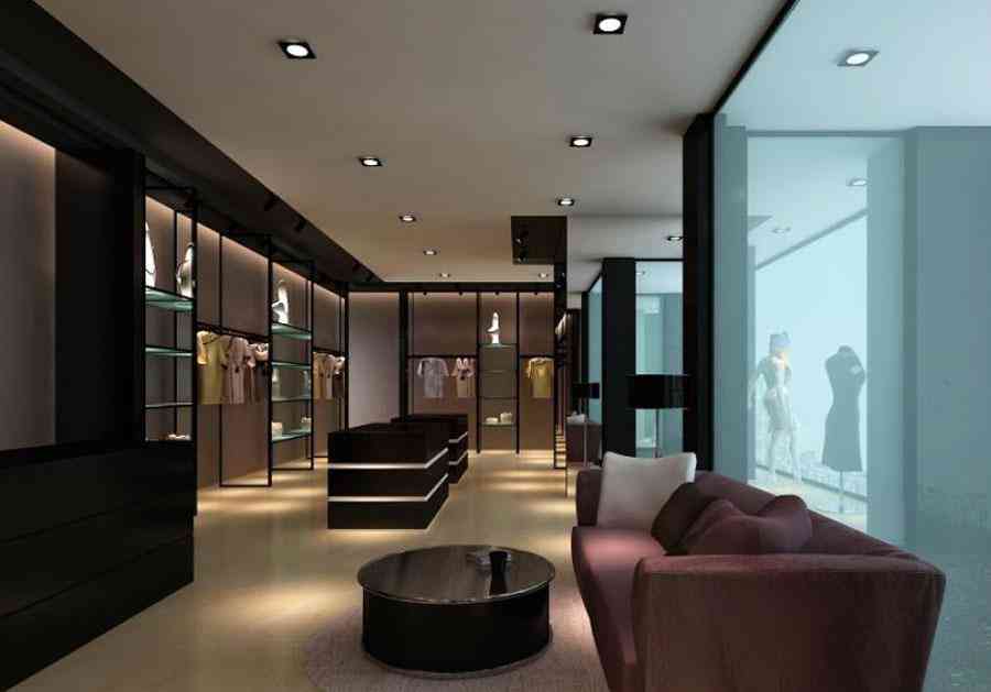 女裝店服裝店設(shè)計案例效果圖