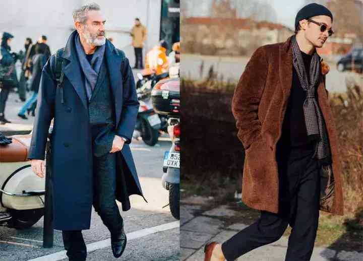 男士圍巾的各種圍法圖解