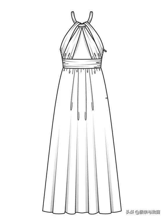 9款連衣裙服裝設(shè)計手繪圖