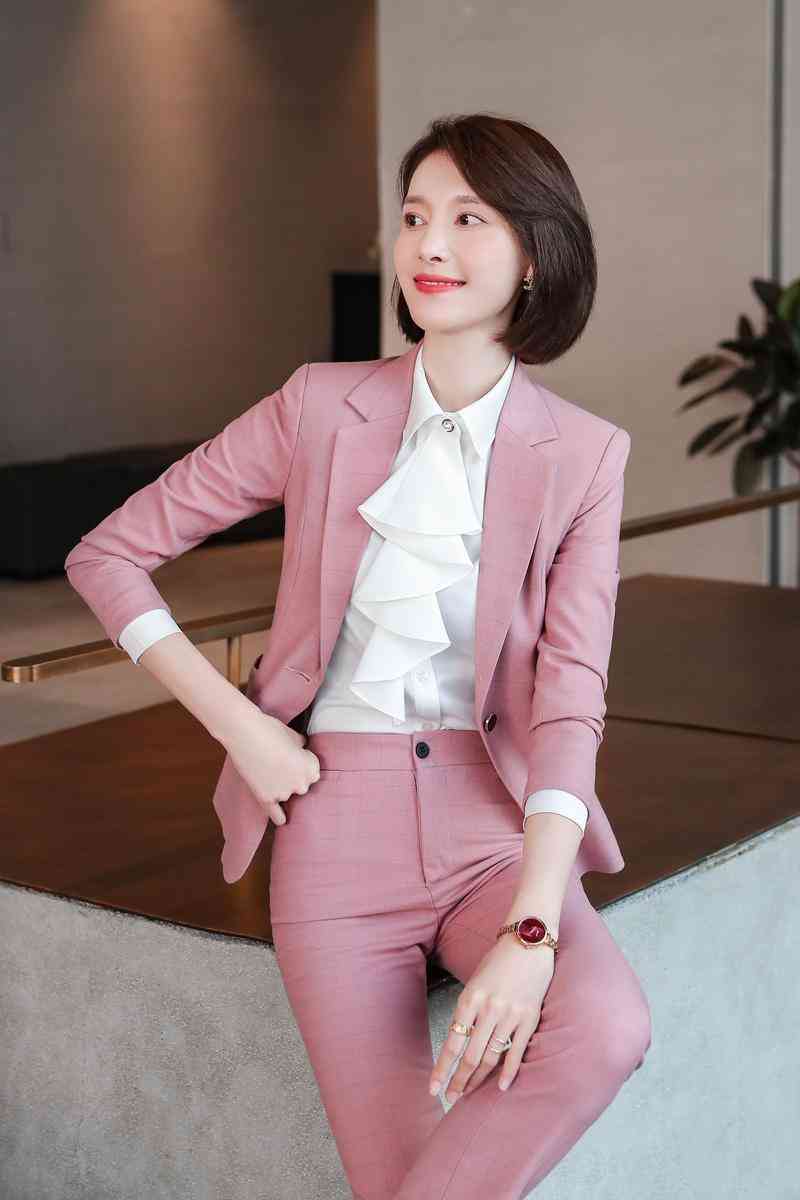 職業(yè)裝女2020新款氣質(zhì)女神范春季上衣女韓版氣質(zhì)套裝