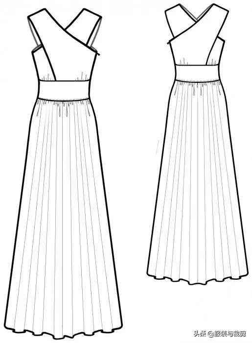 9款連衣裙服裝設(shè)計手繪圖