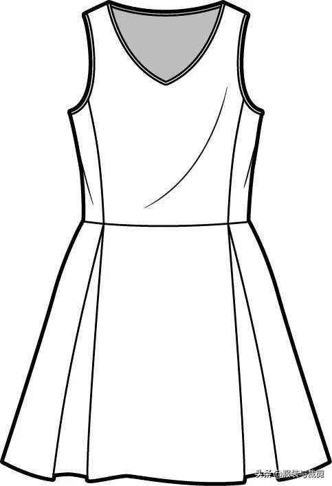 9款連衣裙服裝設(shè)計手繪圖