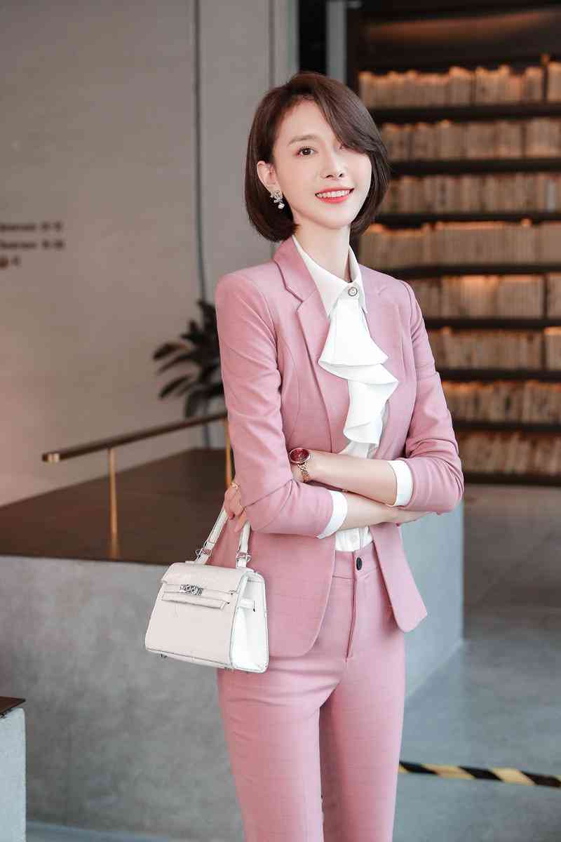 職業(yè)裝女2020新款氣質(zhì)女神范春季上衣女韓版氣質(zhì)套裝