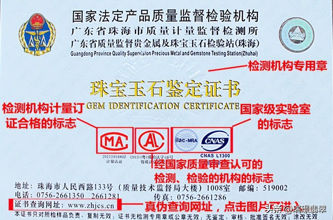 翡翠鑒定證書查詢(翡翠鑒定證書查詢系統)