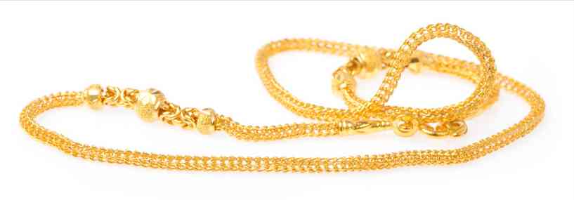 一條女士金項(xiàng)鏈大概多少克(一條女士項(xiàng)鏈大概多重)插圖1