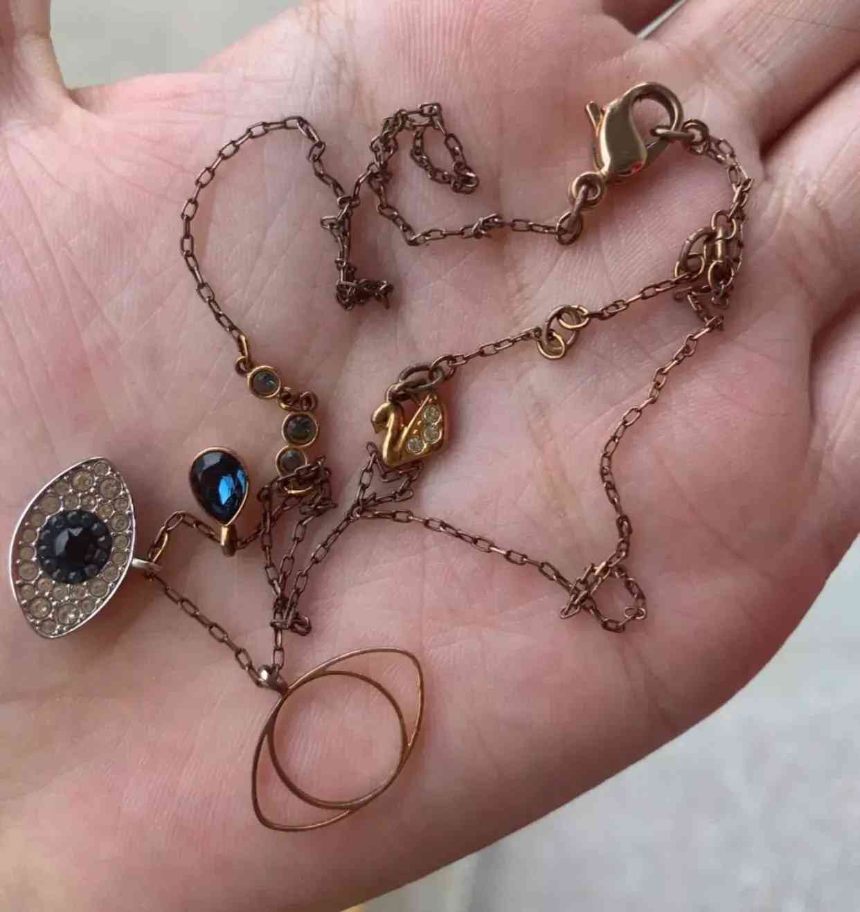 施華洛世奇的項(xiàng)鏈(施華洛世奇的項(xiàng)鏈變黑了怎么清洗)插圖1