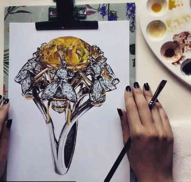 珠寶設(shè)計(jì)手稿(珠寶設(shè)計(jì)手稿簡單)插圖1