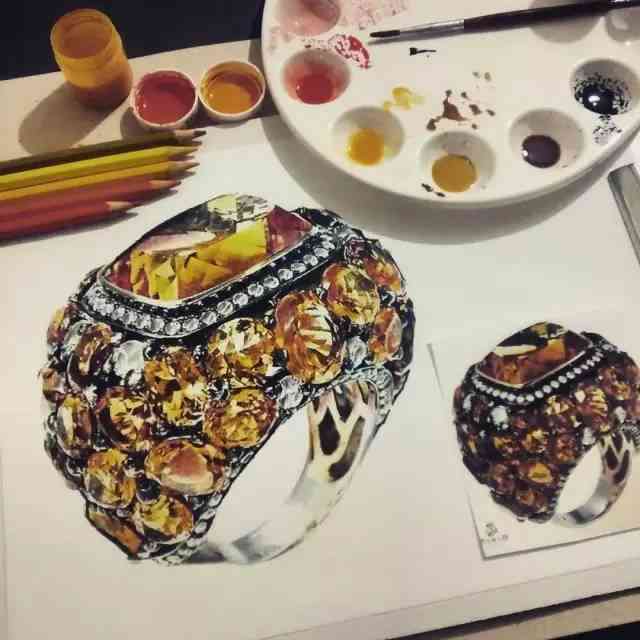 珠寶設(shè)計(jì)手稿(珠寶設(shè)計(jì)手稿簡單)插圖6