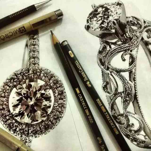 珠寶設(shè)計(jì)手稿(珠寶設(shè)計(jì)手稿簡單)插圖20