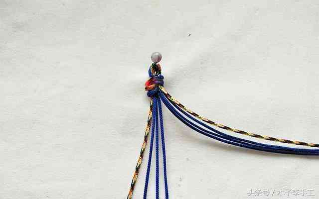 男士手鏈編織教程(男士手鏈編織教程 紅繩)插圖1