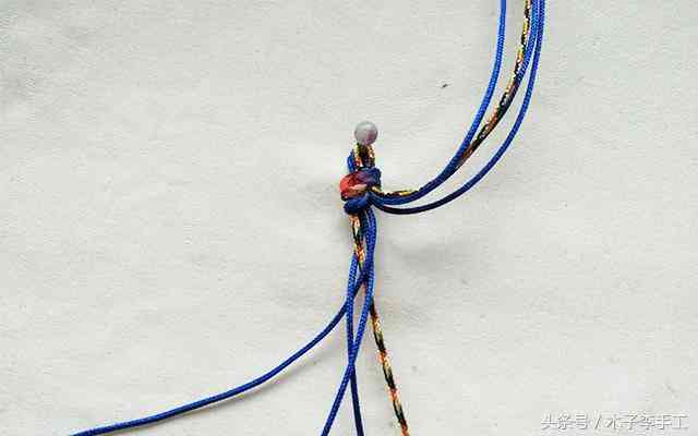 男士手鏈編織教程(男士手鏈編織教程 紅繩)插圖5