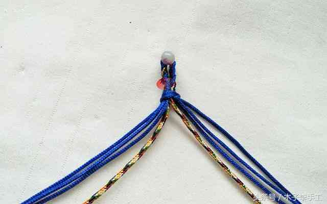 男士手鏈編織教程(男士手鏈編織教程 紅繩)插圖8