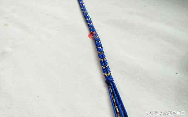 男士手鏈編織教程(男士手鏈編織教程 紅繩)插圖11