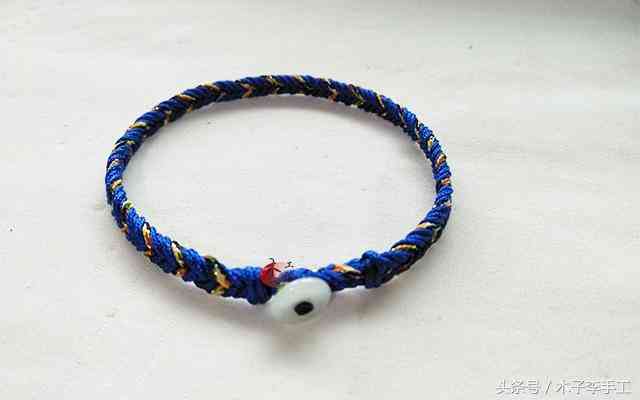 男士手鏈編織教程(男士手鏈編織教程 紅繩)插圖12