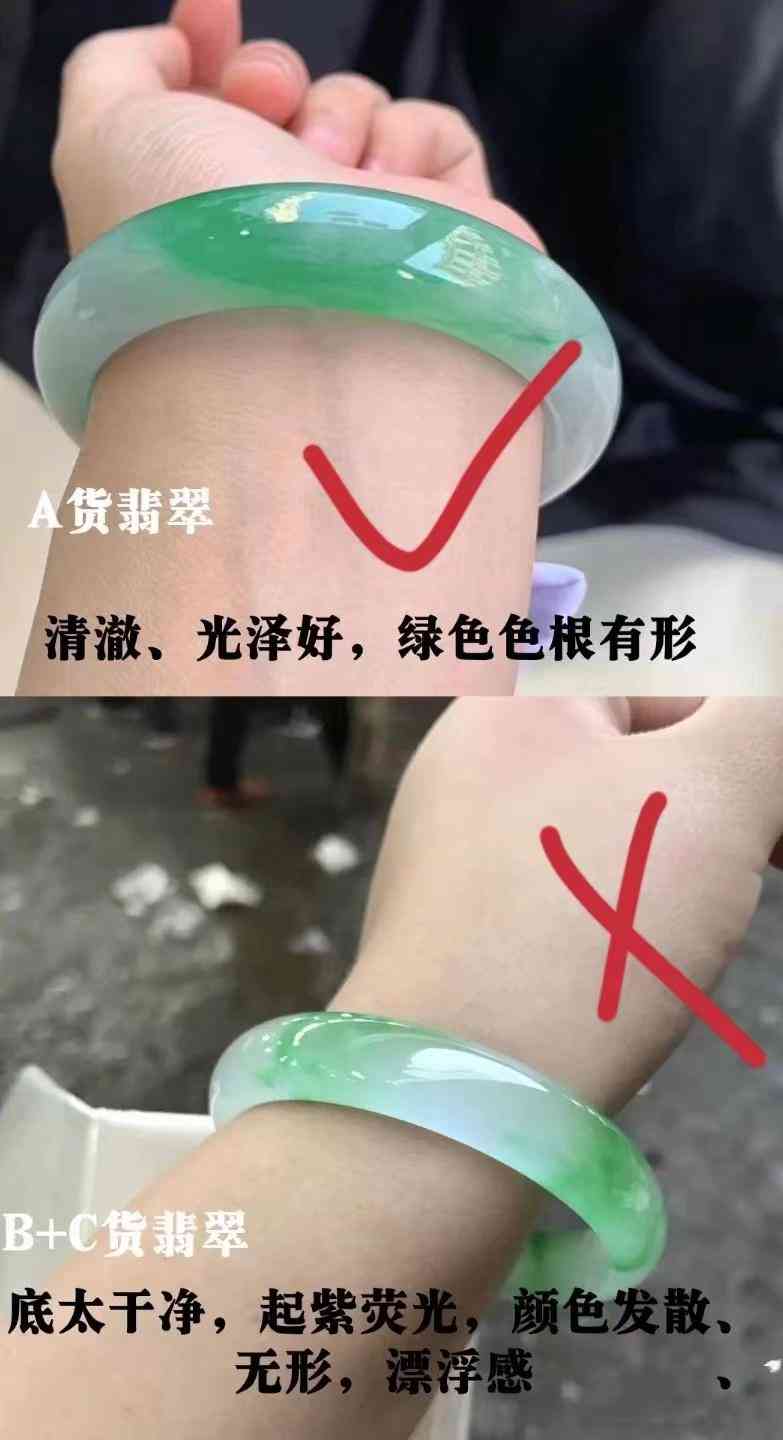 翡翠手鐲怎么鑒別(ab貨翡翠手鐲是怎么鑒別)插圖2