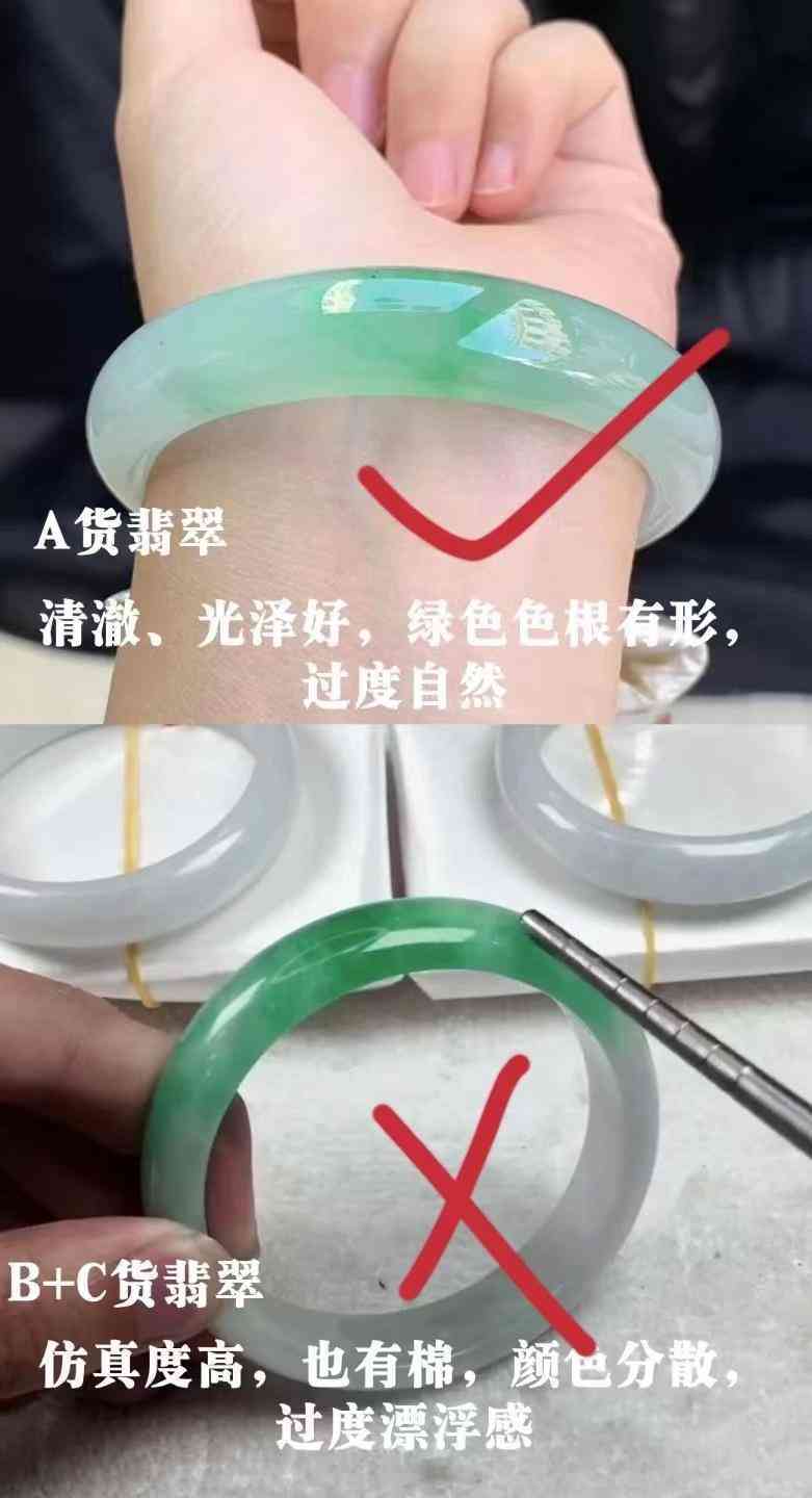翡翠手鐲怎么鑒別(ab貨翡翠手鐲是怎么鑒別)插圖3