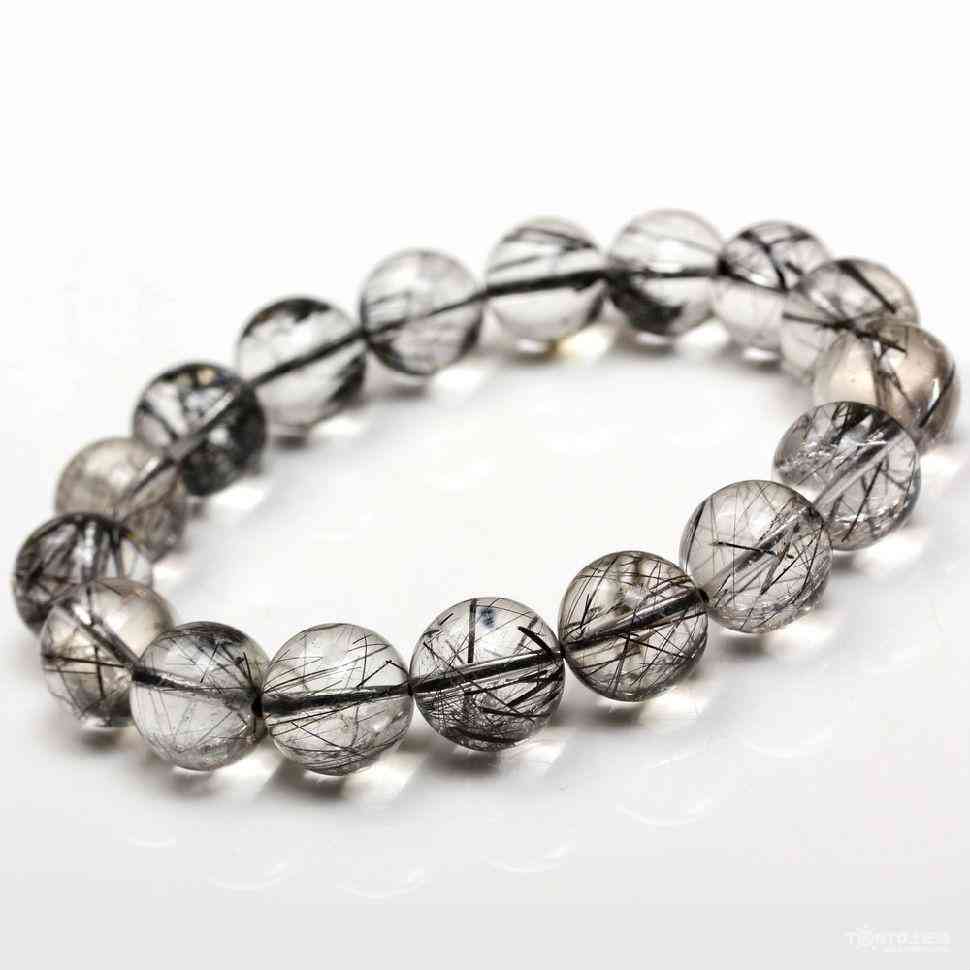 黑發(fā)晶手串的功效與作用(黑發(fā)晶手串和什么搭配)插圖1