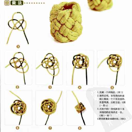 一步一步教你編手鏈(單繩一珠一結(jié))插圖12