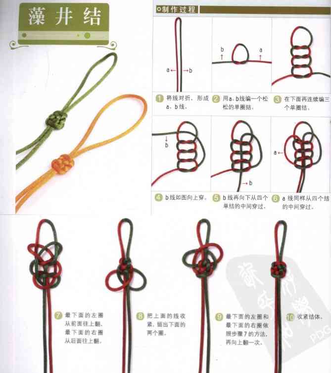 一步一步教你編手鏈(單繩一珠一結(jié))插圖33