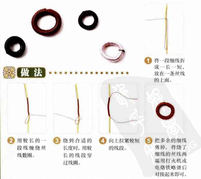 一步一步教你編手鏈(單繩一珠一結(jié))插圖47