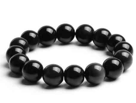 黑曜石貔貅手鏈(黑曜石貔貅手鏈的寓意)插圖1