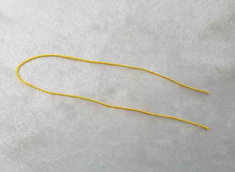 佛頭三通收尾打結(jié)方法(三通手串穿繩方法圖解)插圖1