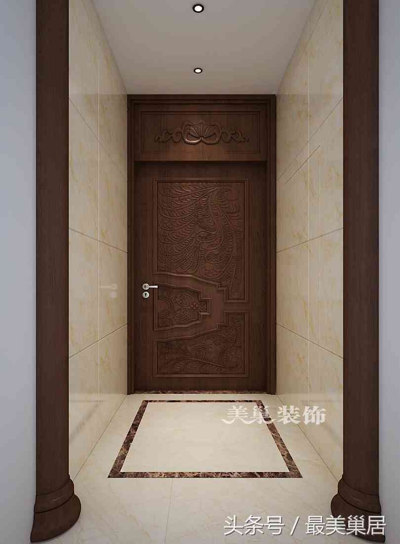 美巢山頂御景園188平裝修樣板間 當躍層洋房遇上中式擺件展示柜