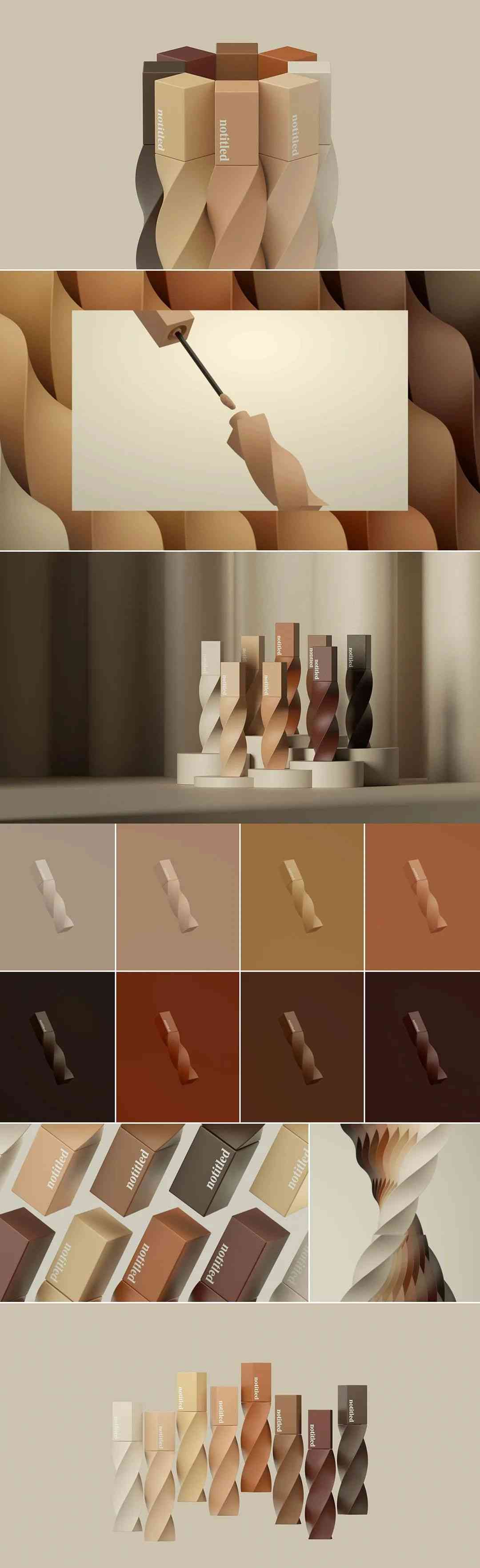 化妝品怎么做成包裝的圖片(化妝品包裝設(shè)計(jì)圖片)