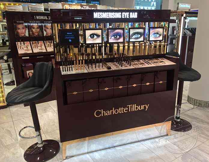 化妝品展示柜設(shè)計(jì)色彩背景(化妝品展示柜效果圖片高端)