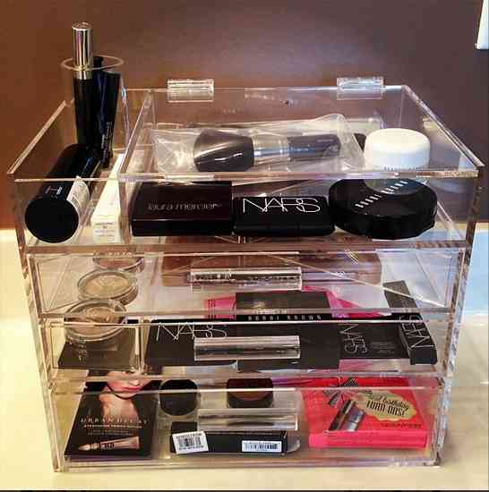 女生化妝品桌面收納(桌面化妝品收納盒教程)插圖1