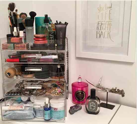女生化妝品桌面收納(桌面化妝品收納盒教程)插圖2